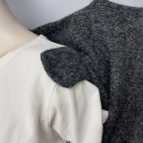 LA LLAMA Comfy Alpaca Hand Knitted Long Sweater Cardigan sz L - Picture 7 of 8